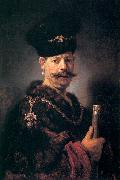 REMBRANDT Harmenszoon van Rijn Polish nobleman. Sweden oil painting artist